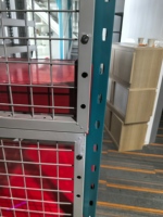 Étagère à palettes en forme de larme GM Heavy Duty, sans boulons, avec cadre en acier réglable et poutres de sécurité pour les opérations de rayonnage en entrepôt