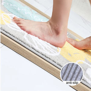 עיצוב חדש פרפר קטיפה רך קטיפה אנטי להחליק מחצלות מים סופג אמבטיה רצפת מחצלת לילדים - Product Image 5