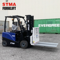 STMA 2Ton 2000kg Capacité Chariot Élévateur Attachement Poussoir Chariot Élévateur Attachements