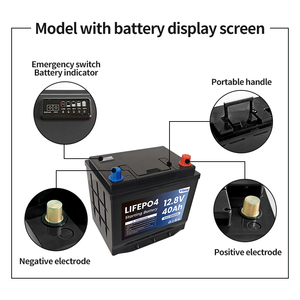 LiFePO4 12V 120AH 130ah 150AH Pin khởi động 1300cca Pin <span class=keywords><strong>Lithium</strong></span> Ion pin LiFePO4 cho hệ thống lưu trữ năng lượng mặt trời - Product Image 4