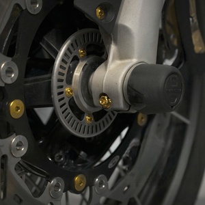 Tornillos de titanio para parabrisas de motocicleta, pernos hexagonales para rueda, fijaciones de óxido negro GR5 DIN, herrajes para modificación automotriz - Product Image 5