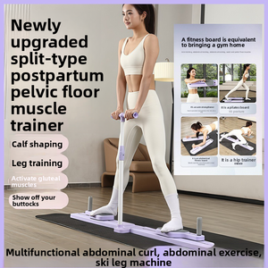 Appareil d'exercice pliable pour les cuisses, entraîneur musculaire pelvien, appareil de <span class=keywords><strong>musculation</strong></span> abdominale coulissant, entraîneur de base pour les jambes - Product Image 2