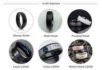 Nouvelle conception de bague de paiement NFC programmable et étanche, bague intelligente de paiement NFC
