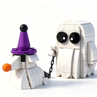Blocs de construction personnalisés OEM, figurines, véhicules, animaux, scènes de ville, modèles en briques, vente en gros