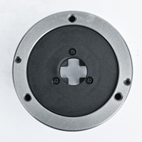 Mandrin de tour en acier à 4 mors de précision, alésage 125 mm, mandrin auto-centrant manuel SANOU K12-125, précision 0,05 mm