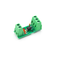 Módulo de aislamiento de acoplamiento óptico EL817/PC817 Aislador fotoeléctrico Acoplador óptico electrónico con soporte de riel de guía de coque
