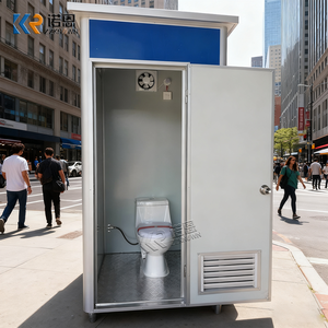 ห้องน้ำสำเร็จรูปแบบโมดูลาร์โครงเหล็กแผงแซนวิชสำหรับใช้งานกลางแจ้ง ห้องน้ำสาธารณะเดี่ยวสำหรับงานอีเว้นท์และสถานที่ต่างๆ - Product Image 1