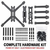 Mark4 V3 Pro 13 Inch FPV Drone Frame Tipe H 570mm Wheelbase Quadcopter Frame Dengan Dudukan Pengontrol Penerbangan Ganda