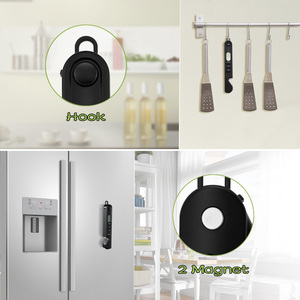 Geheel Nieuwe Touchscreen Zwart <span class=keywords><strong>Lcd</strong></span> Digitale Keuken Bbq Grill Thermometer Huishoudelijk Vlees Roker Oven Temperatuur Wekker Timer - Product Image 5