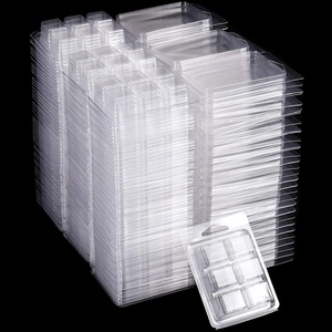 Wax Melt Clamshell Molds 6-Section Molds for Candle-Making & Soap
