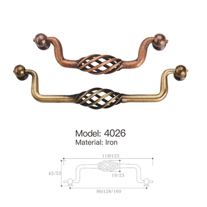 Armoire antique armoire tiroir boutons et poignées prix usine cage à oiseaux poignées pour cuisine chambre commode - Product Image 5