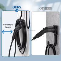Support mural pour prise de chargeur EV Type 2 nouveau modèle X support de pistolet de câble de charge standard EU pour la plupart des câbles Evse