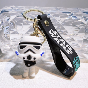 Nouveau porte-clés Star Battle le plus vendu, marchandises Mandalorian, porte-clés pendentif Baby Yoda Stormtrooper - Product Image 5