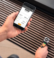 Anémomètre à ailettes Testo 410i avec sonde intelligente sans fil
