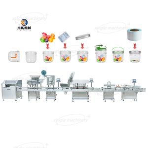 Totalmente Automático Contador Eletrônico Embalagem Gummies Tablet Capsule Contagem e Bottling Line com tampando e Rotulagem Máquina - Product Image 2