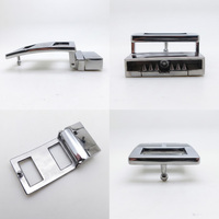 Boucle de ceinture réversible en alliage de zinc nickelé brossé et brillant de 32 mm, géométrique, pour ceintures en cuir pour hommes avec logo personnalisé