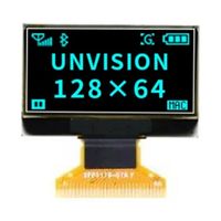 Modul Layar OLED PMOLED Huaxin 1,3 Inci 128*64 IC Driver SSD1315 Antarmuka I2C SPI Layar OLED Monokrom