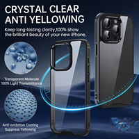 Coque de téléphone antidérapante pour iPhone 16 14 13 12 11 Pro Max, protection intégrale à 360° pour iPhone 16 Pro