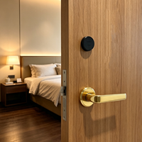 Cerradura de puerta de hotel personalizada de acero inoxidable 304, cerradura interior silenciosa para puerta de madera, manija dividida para puerta de habitación