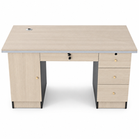 Bureau de direction autonome en bois de 120 cm, durable, moderne et minimaliste, pour poste de travail informatique individuel ou bureau à domicile, vente en gros