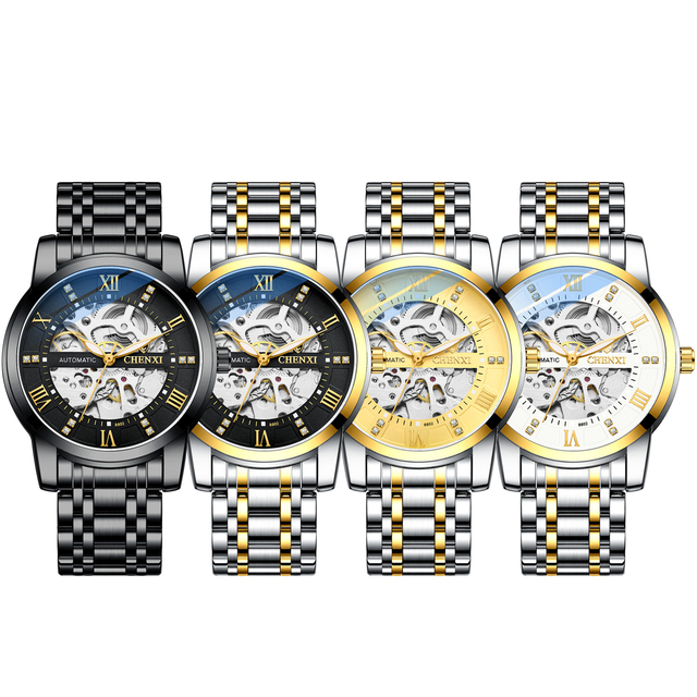 2023 Factory Direct Custom Watch Luxury Stainless Steel Mechanical Automatic Waterproof Watches for Mens Relojes Masculinos