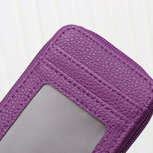 Cartera <span class=keywords><strong>de</strong></span> cuero <span class=keywords><strong>de</strong></span> nylon para mujer con Tarjetero con cremallera corta <span class=keywords><strong>de</strong></span> PU Forro <span class=keywords><strong>de</strong></span> metal Cross-Border New <span class=keywords><strong>Arena</strong></span> Vertical Clutch para uso diario - Product Image 3