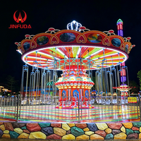 Chaise volante rotative de luxe pour parc panoramique, équipement d'amusement pour enfants de taille moyenne, fabricant indépendant d'élévateurs, extérieur