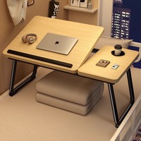 Adjustable Laptop Floor Desk Multi-function Folding Table Portable Computer Desk Bed Desk