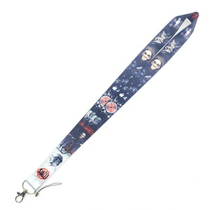Customizable Nylon Fabric Lanyard with Dog Hook and ID Card Holder Washable