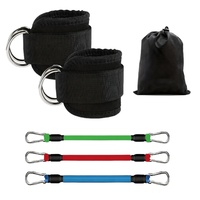 Sangle de cheville réglable avec anneau en D pour machine à câble, entraînement des jambes et des fessiers, entraîneur de force, usage en salle de sport et à domicile, durable, vente en gros 4
