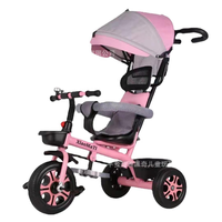 Nouveau modèle de tricycle pour enfants trois-en-un avec poignée de poussée - Jouets pour bébés de 3 à 6 ans - Tricycles à pédales pour enfants - Vélo