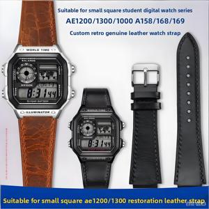 Lionorm สายนาฬิกาหนังแท้สำหรับ AE1200/AE1300/A158/AQ-150W/A159/A168 - Product Image 3