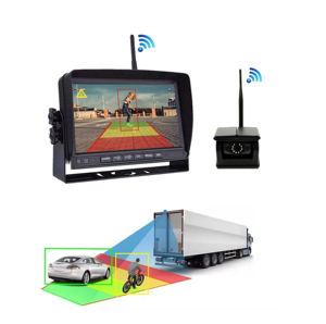 شاحنة شمسية لاسلكية 7 بوصة بشاشة عرض شمسية بشاشة عرض بشاشة عرض بشاشة عرض قابلة للتعديل لوحة كشف للمشاة BSD للشاحنات - Product Image 1