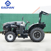 Livraison gratuite tracteurs rotatifs diesel 80 HP tracteurs de terres cultivées pour les rizières tracteur hydrostatique à quatre roues motrices
