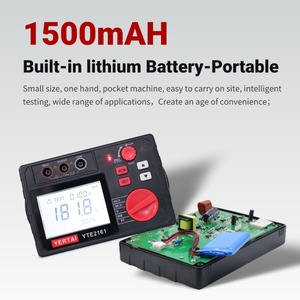 TTLTES YTE2160 Medidor de resistencia de aislamiento portátil de 1000V 10G, tipo de producto: Medidores - Product Image 6