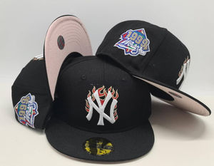 Epoca originale di alta qualità 59 per <span class=keywords><strong>cinquanta</strong></span> cappellino da Baseball a 6 pannelli chiuso Snapback Gorra cappello da uomo a tesa piatta 100% poliestere nuovo - Product Image 4