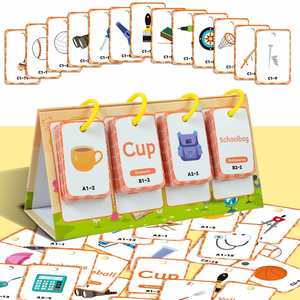 Tarjetas Educativas Cognitivas Diarias, Juguetes para Niños, Tarjetas de Aprendizaje Interactivas para Padres e Hijos, Tabla de Bolsillo - Product Image 1