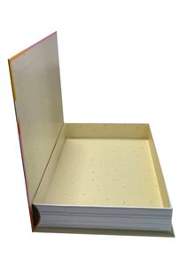 Boîte en papier de luxe vide en forme de <span class=keywords><strong>livre</strong></span> rigide avec aimant, emballage personnalisé, boîte d'emballage pour bonbons sucrés au chocolat - Product Image 4