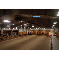 Étable à structure métallique préfabriquée à faible coût/cheval/bâtiment de ferme de moutons/grange/écurie à vendre
