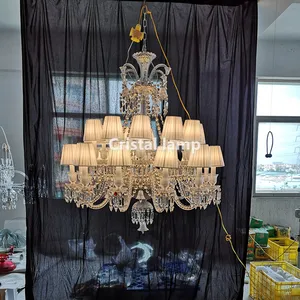 Französisch Classic Light Luxus Design Indoor Hochzeit Hotel Badezimmer Dekoration Decke Hängende Beleuchtung Kristall Led Pendel leuchte