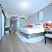 Fabricant chinois, ensemble complet de meubles de chambre à coucher en chêne, taille Queen et King, ensemble de meubles de chambre à coucher pour hôtel moderne 5 étoiles