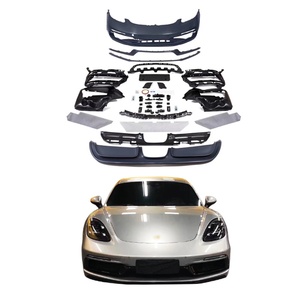 Kit de carrocería para Cayman Boxster 718, actualización de modificación de coche 2016-2024, parachoques delantero, parrilla, alerón trasero, guardabarros. - Product Image 1
