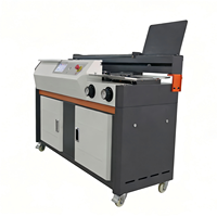 Encuadernadora de Libros con Servomotor C60F de 330 mm, Máquina de Encuadernación Perfecta para Manuales, Catálogos, Informes y Libros de Tapa Blanda