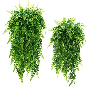 6 ft Green Artificial Boston Fern Leaves Faux Vine Greenery Garland