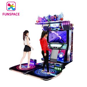 Funspace 2 người chơi âm nhạc khiêu vũ mô phỏng máy Arcade trò chơi khiêu vũ Máy/Video âm nhạc nhảy múa trò chơi máy - Product Image 1