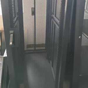 19 inç 600x600 sunucu raf muhafazası Network dolabı şeffaf temperli cam ön kapı SPCC soğuk haddelenmiş çelik stokta - Product Image 4