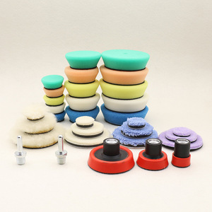 แผ่นขัดขัดรถยนต์แบบมีตะขอและห่วงฟองน้ำสำหรับขัดรถยนต์ขนาดเล็กอุปกรณ์ขัดไฟฟ้าขนาด1 "/<span class=keywords><strong>2</strong></span>"/<span class=keywords><strong>3</strong></span>" - Product Image 3