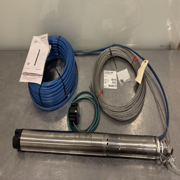 5 SQE05-180 Submersible Pump 96160175 W/ 150' Cable Wire Submersible Pump PLC