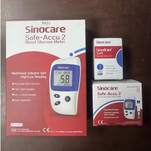 ผลิตภัณฑ์สำหรับผู้ป่วยเบาหวาน <span class=keywords><strong>Sinocare</strong></span> Safe Accu2 แผ่นตรวจวัดระดับน้ำตาลในเลือด เครื่องตรวจเบาหวาน เครื่องวัดระดับน้ำตาลในเลือด แผ่นทดสอบระดับน้ำตาลในเลือด - Product Image 1