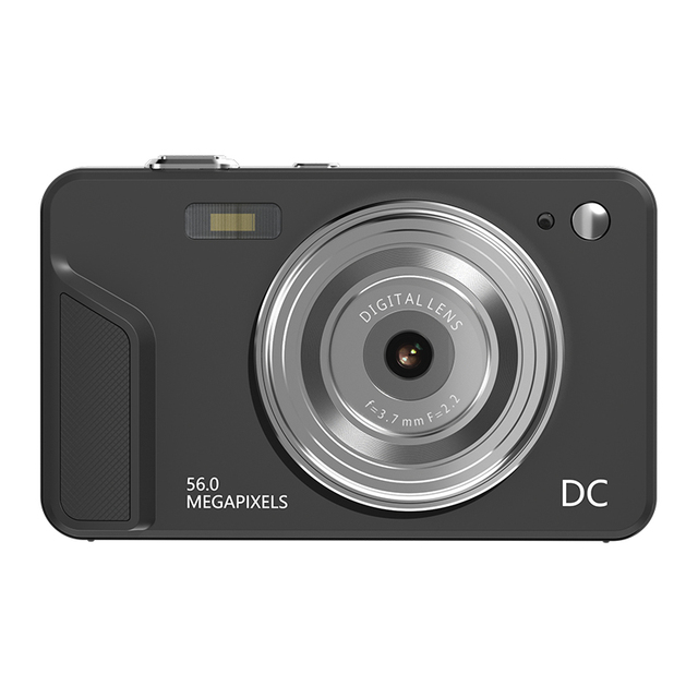Students Kids Digital Zoom Auto Focus 4K Digital Camera 64MP Nightshot Mini SD Recording Functions Travel Selfie Vlogging